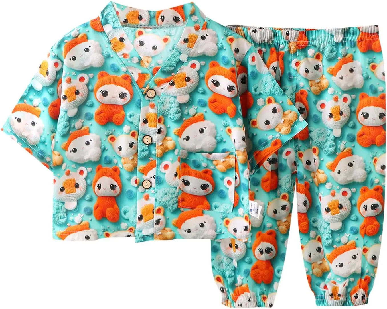 2 Piece Matching Tops Sets for Kids Girl Boy Summer Fall Graphic Top Tees Trousers Pants Sets Kid 2025 Fashion