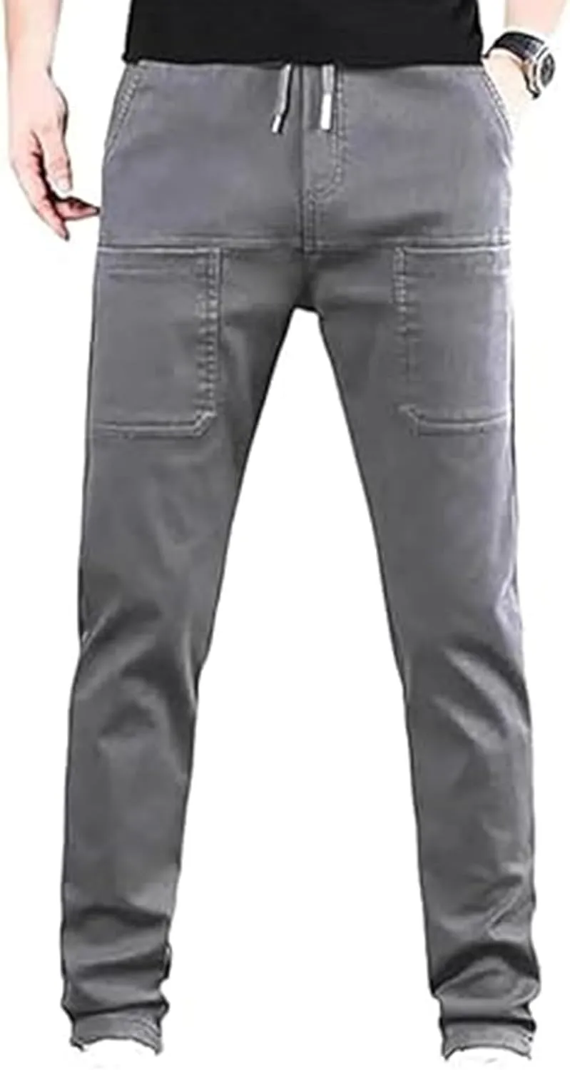 6 Pocket Cargo Pants Men, Pants,Mencomfy Cargo Pants,Men's Casual Medium & Long Multi-Pockets Pants