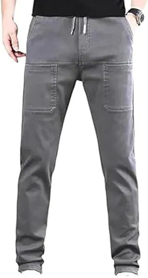 6 Pocket Cargo Pants Men, Pants,Mencomfy Cargo Pants,Men's Casual Medium & Long Multi-Pockets Pants