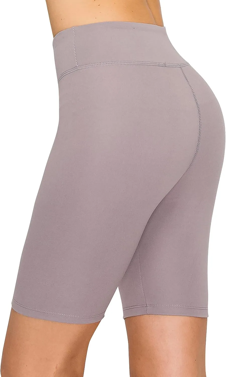 ALWAYS Women's Bike Shorts with Pockets - High Waist Compression Running Workout Athletic Yoga Shorts