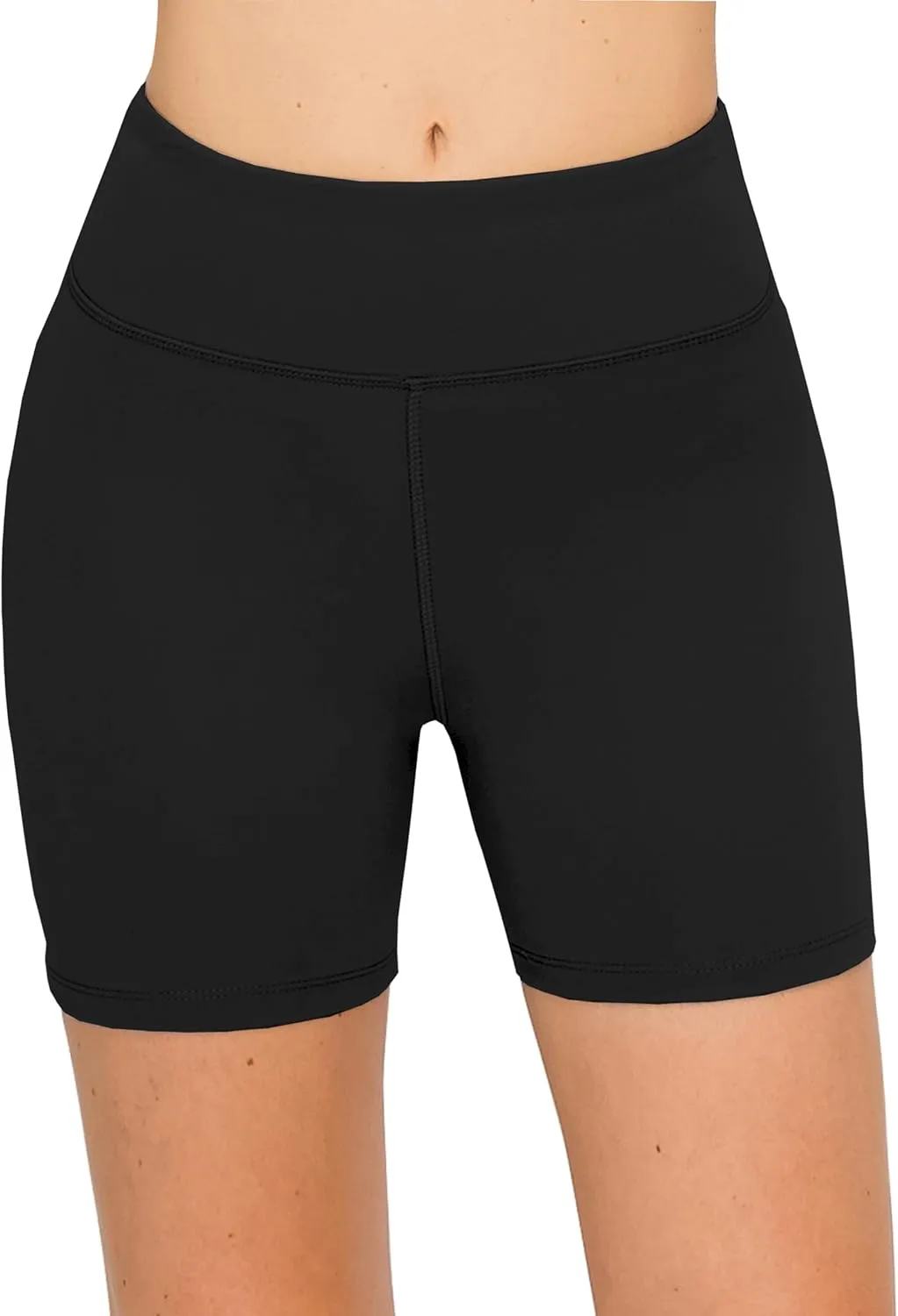 ALWAYS Women's Bike Shorts with Pockets - High Waist Compression Running Workout Athletic Yoga Shorts
