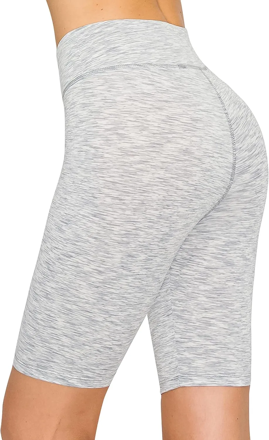 ALWAYS Women's Bike Shorts with Pockets - High Waist Compression Running Workout Athletic Yoga Shorts