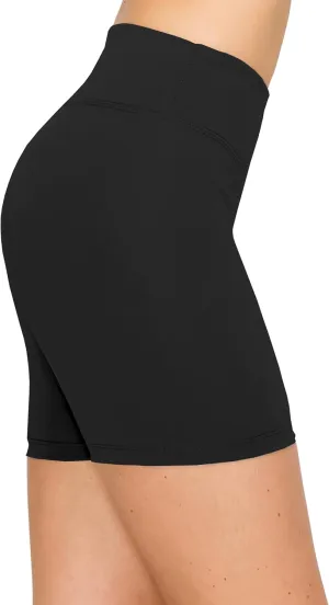 ALWAYS Women's Bike Shorts with Pockets - High Waist Compression Running Workout Athletic Yoga Shorts