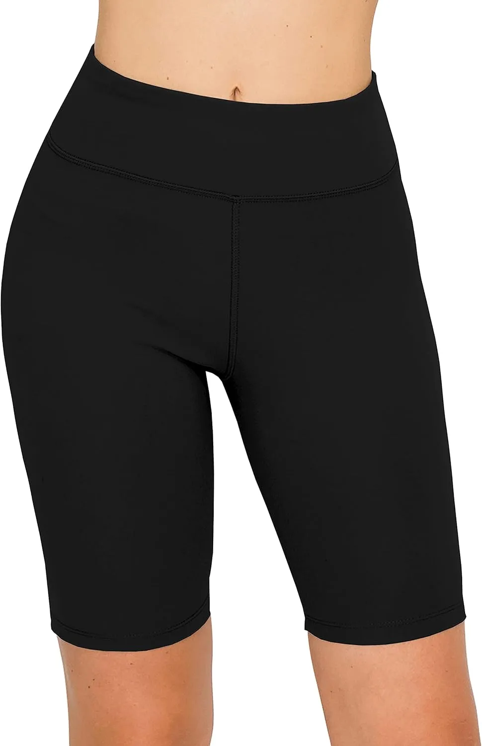 ALWAYS Women's Bike Shorts with Pockets - High Waist Compression Running Workout Athletic Yoga Shorts