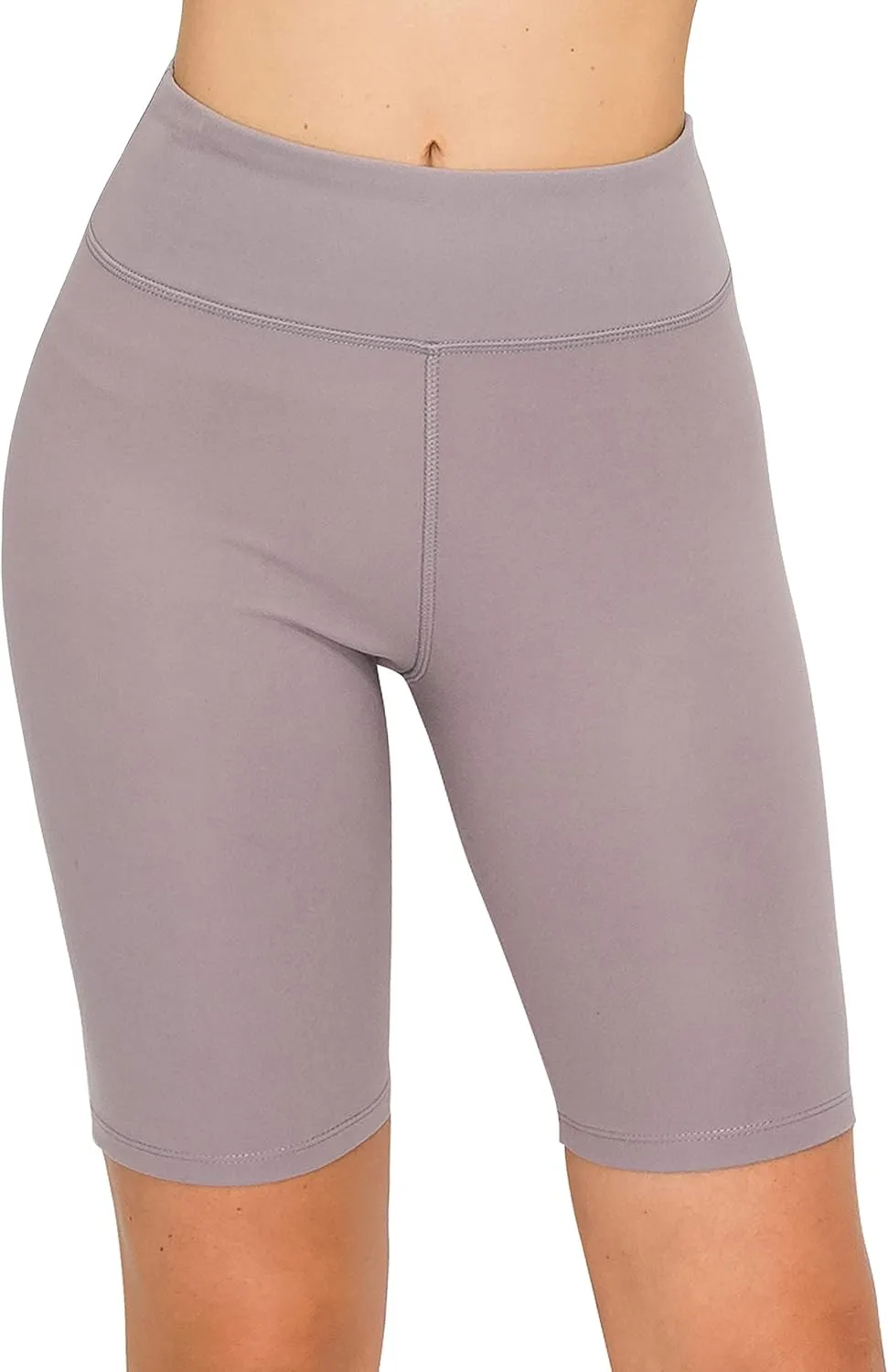 ALWAYS Women's Bike Shorts with Pockets - High Waist Compression Running Workout Athletic Yoga Shorts