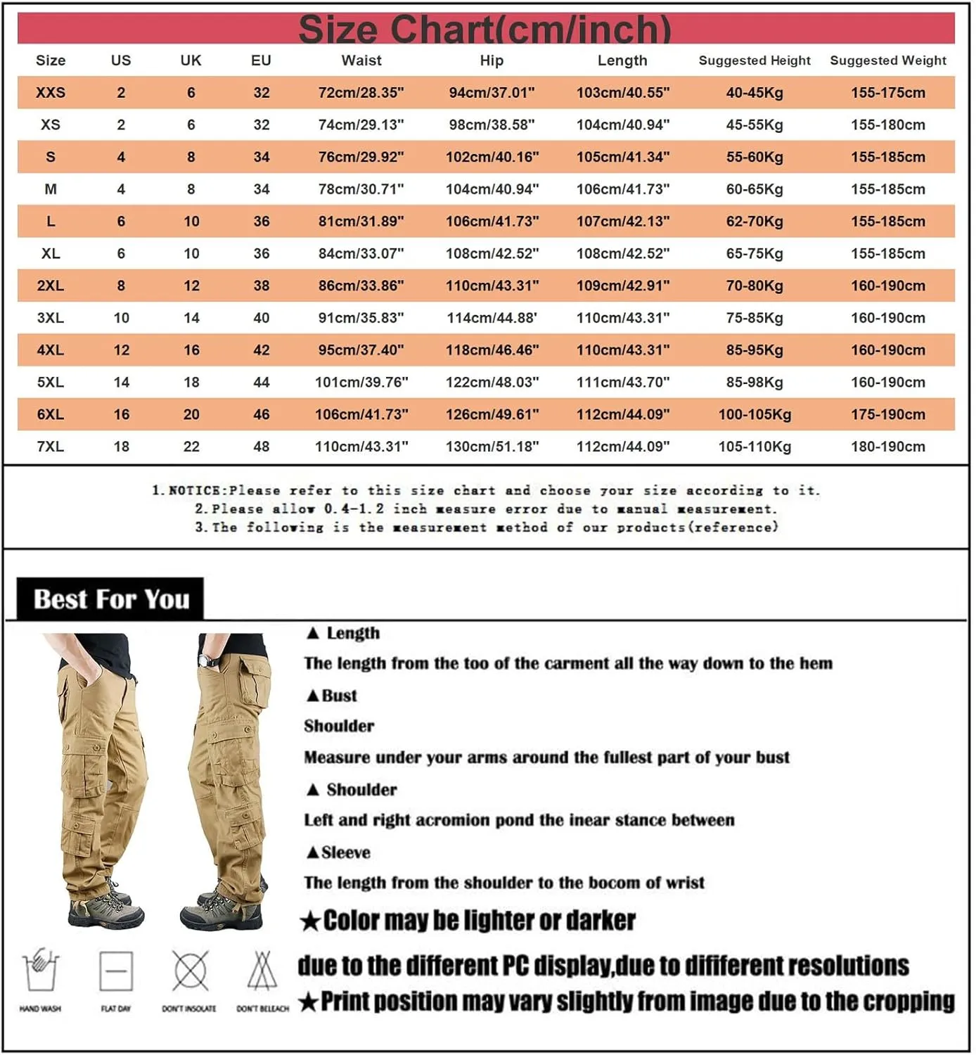 Athletic Pants for Men Men's Solid Color and Windproof and Rainproof Pants Winter Warm Training Pants Sports Pants