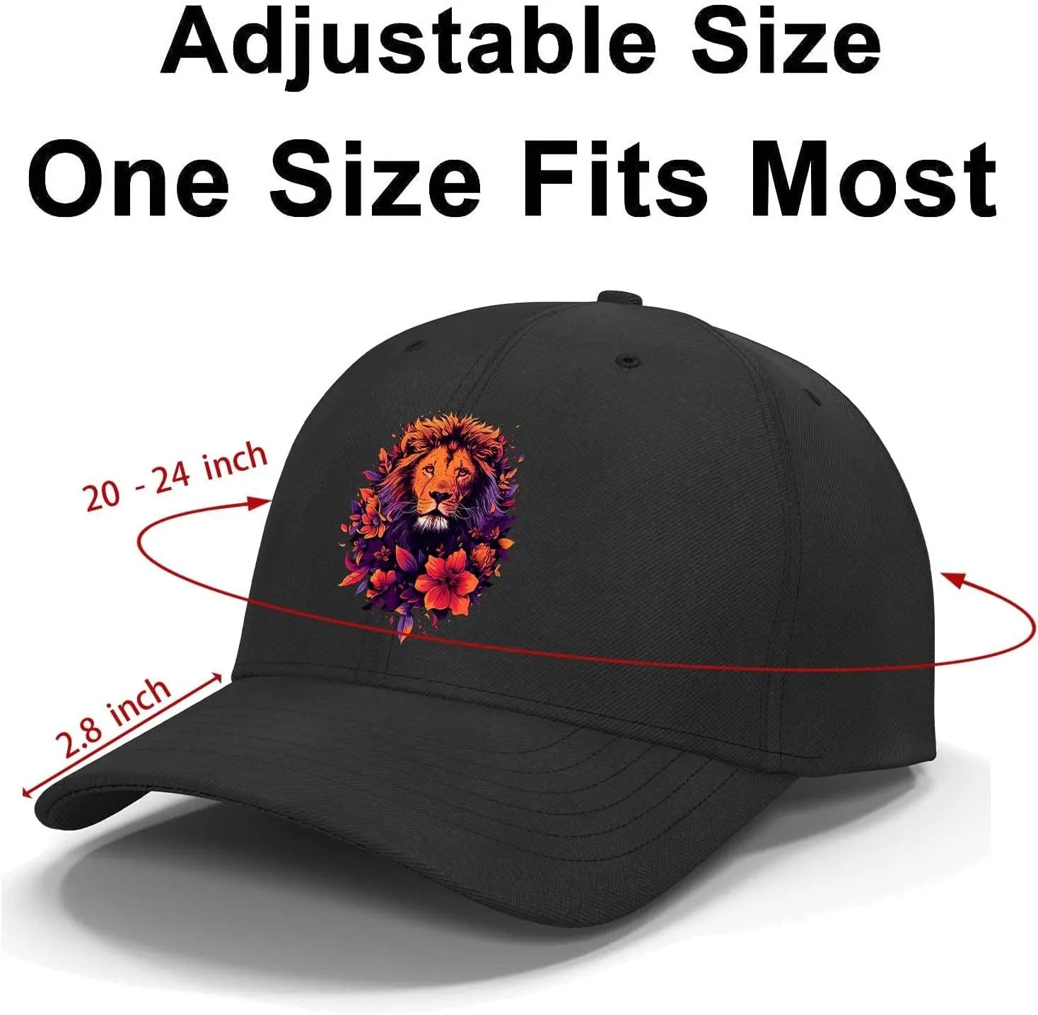 Baseball Cap Unisex Dad Cap Adult Athleisure Cap Adjustable