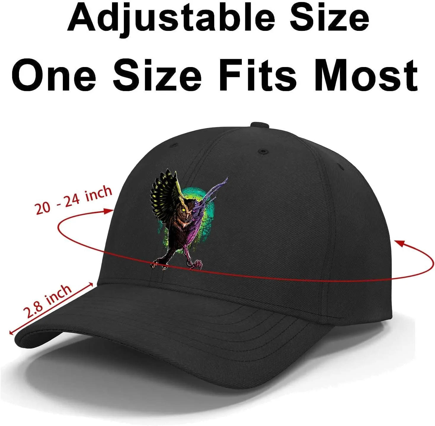 Baseball Cap,Unisex Dad Cap,Adult Athleisure Cap Adjustable