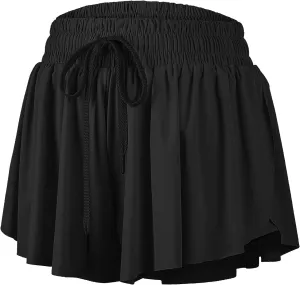 Blaosn Flowy Athletic Shorts for Women Gym Yoga Workout Running Short Pants Tennis Skort Skirt Cute Clothes Casual Summer