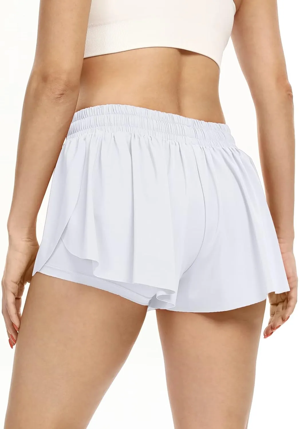 Blaosn Flowy Athletic Shorts for Women Gym Yoga Workout Running Short Pants Tennis Skort Skirt Cute Clothes Casual Summer