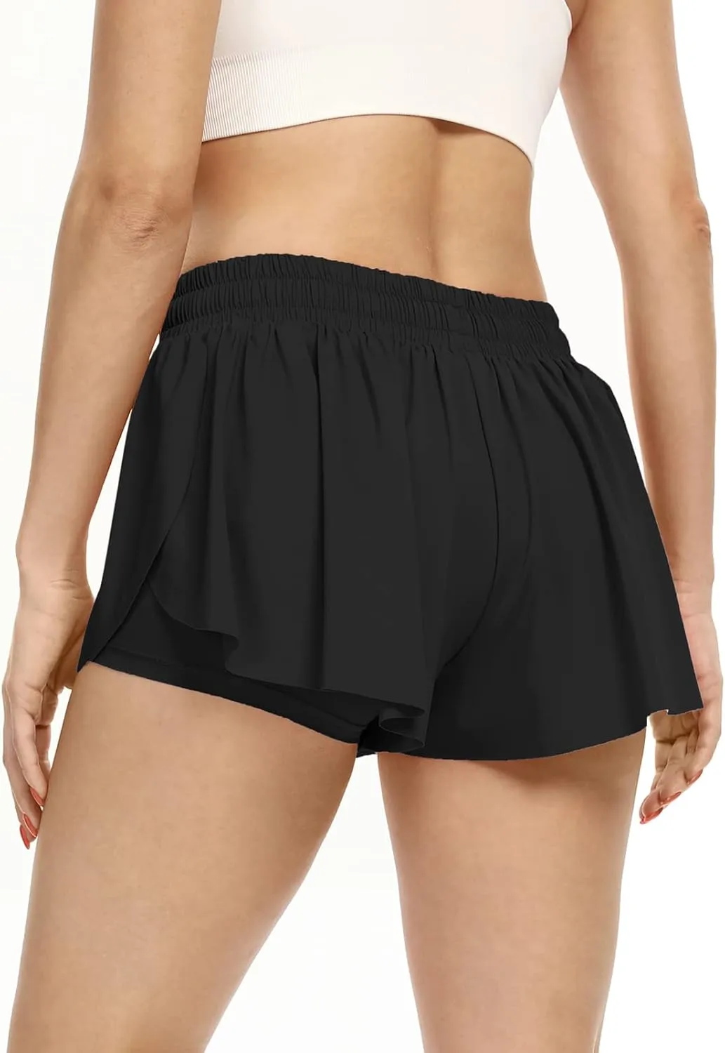 Blaosn Flowy Athletic Shorts for Women Gym Yoga Workout Running Short Pants Tennis Skort Skirt Cute Clothes Casual Summer