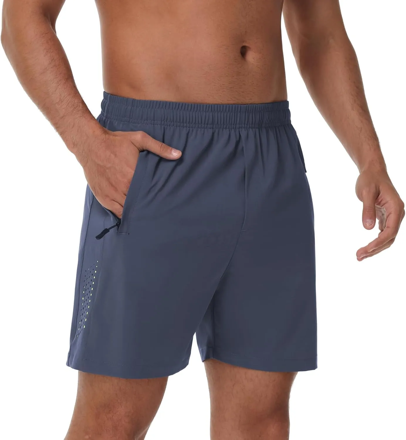 Blaosn Mens Athletic Running Shorts Gym Sport Workout Golf Hiking 9/7/5 Inch Basketball Sweat Shorts Casual Summer Outfits