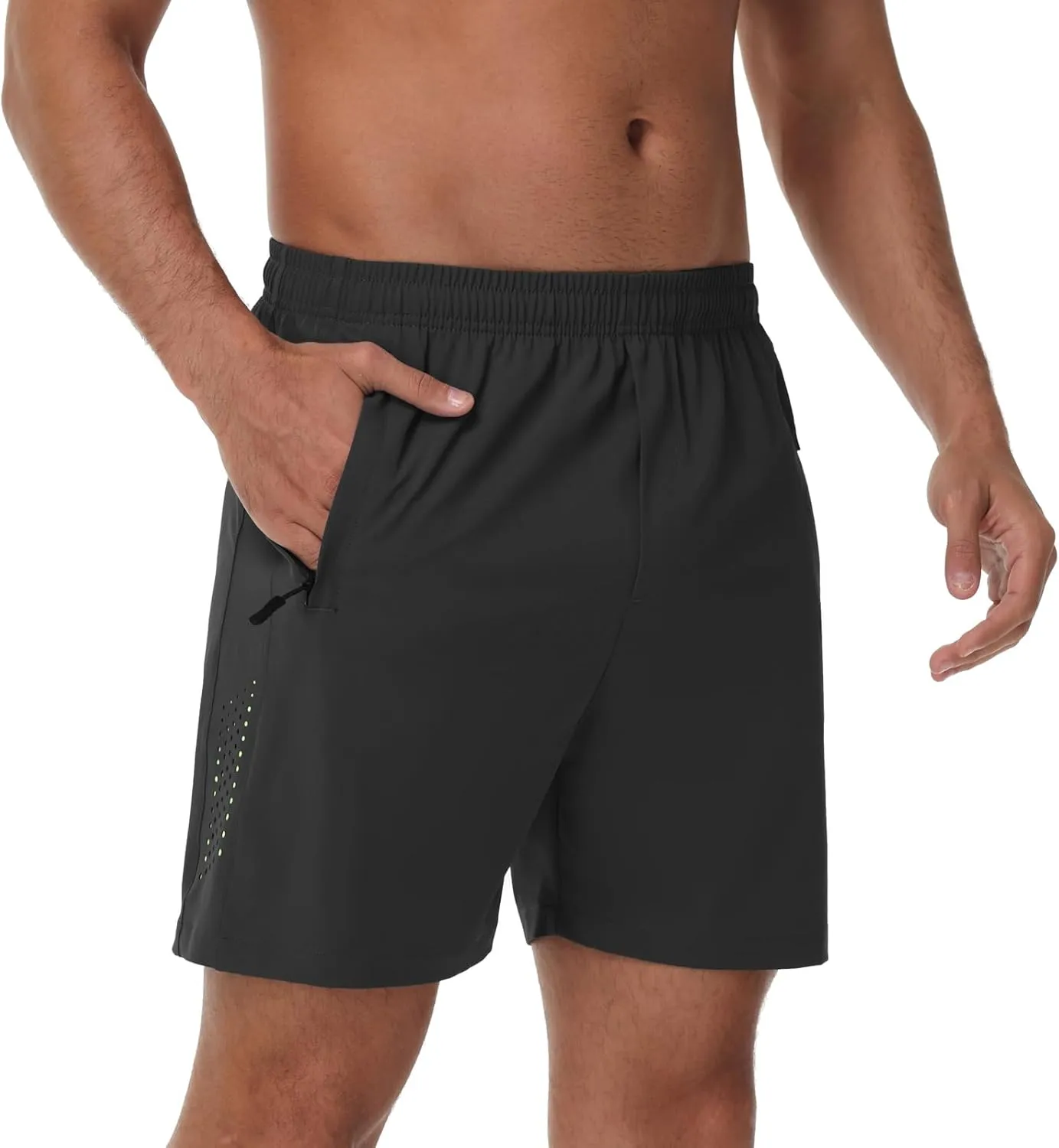 Blaosn Mens Athletic Running Shorts Gym Sport Workout Golf Hiking 9/7/5 Inch Basketball Sweat Shorts Casual Summer Outfits