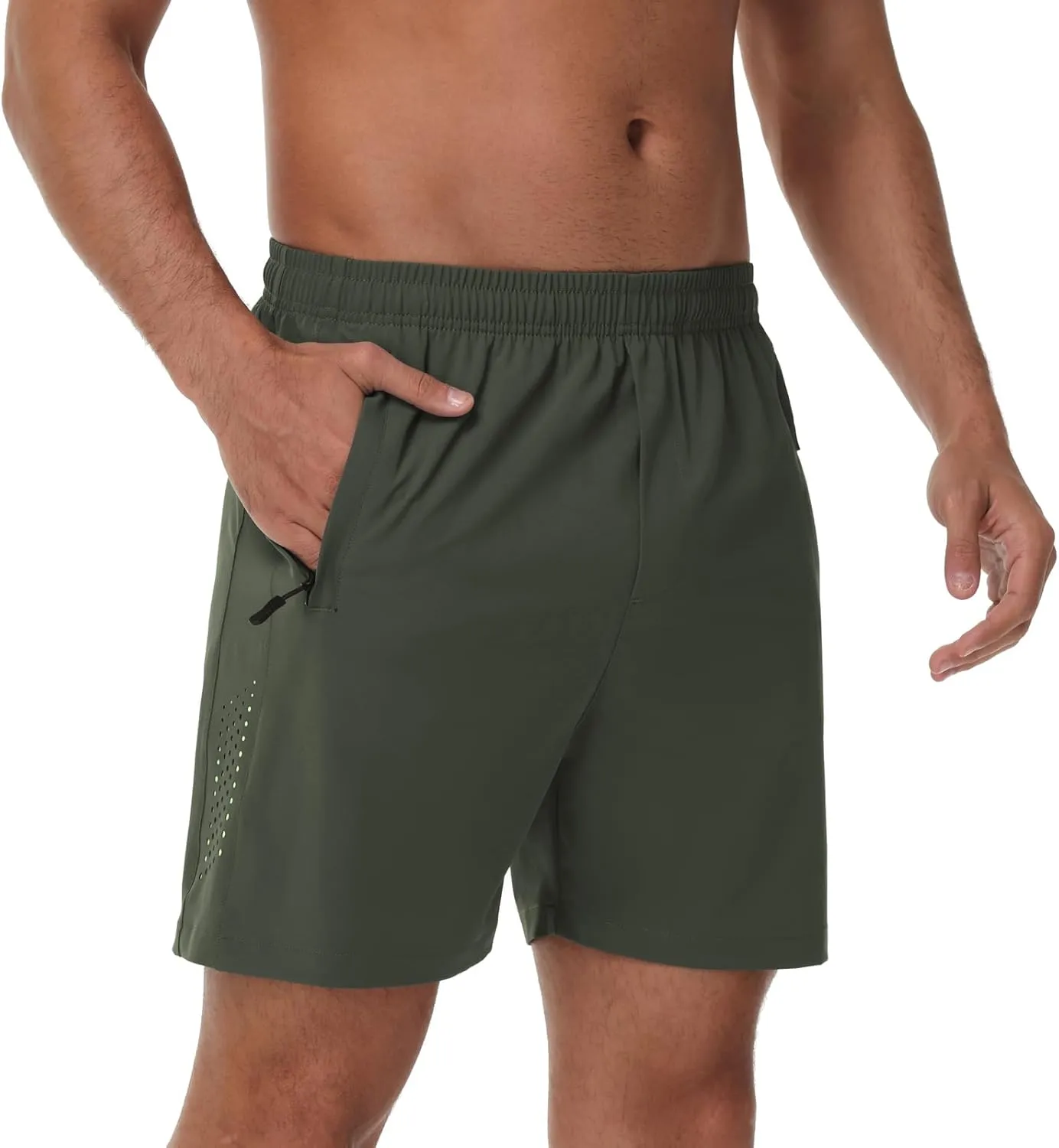 Blaosn Mens Athletic Running Shorts Gym Sport Workout Golf Hiking 9/7/5 Inch Basketball Sweat Shorts Casual Summer Outfits