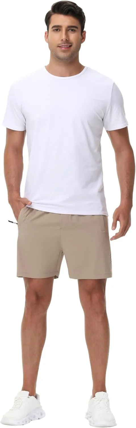Blaosn Mens Athletic Running Shorts Gym Sport Workout Golf Hiking 9/7/5 Inch Basketball Sweat Shorts Casual Summer Outfits