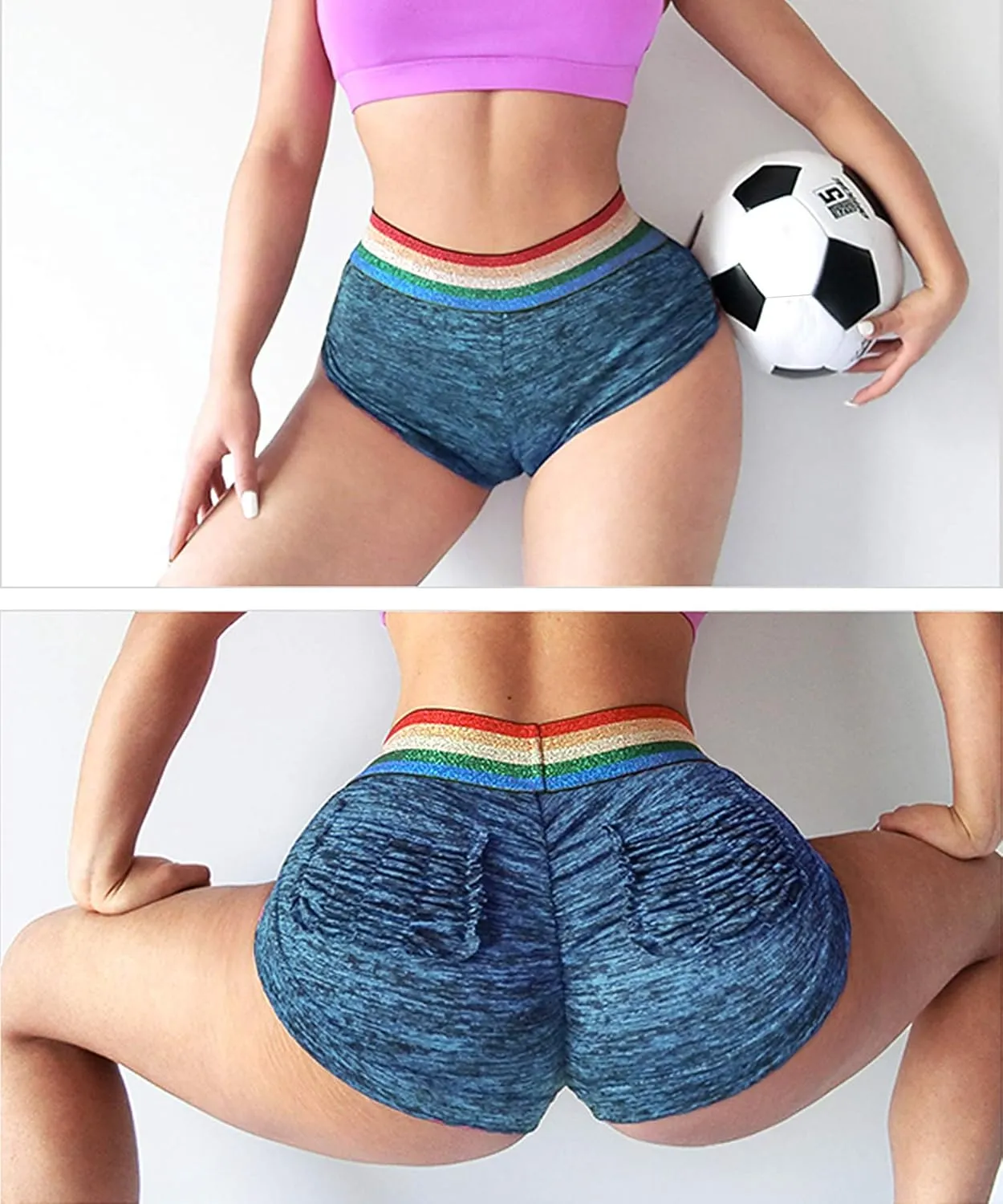 Booty Shorts for Women Sexy Slutty Butt Scrunch Twerk Shorts Daisy Dukes Cute Athleisure Shorts