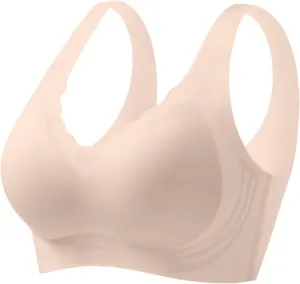Bras for Women No Underwire, Push Up Seamless Bra Wireless Bras for Women Soft and Lightly, Full Coverage Bras for Everyday