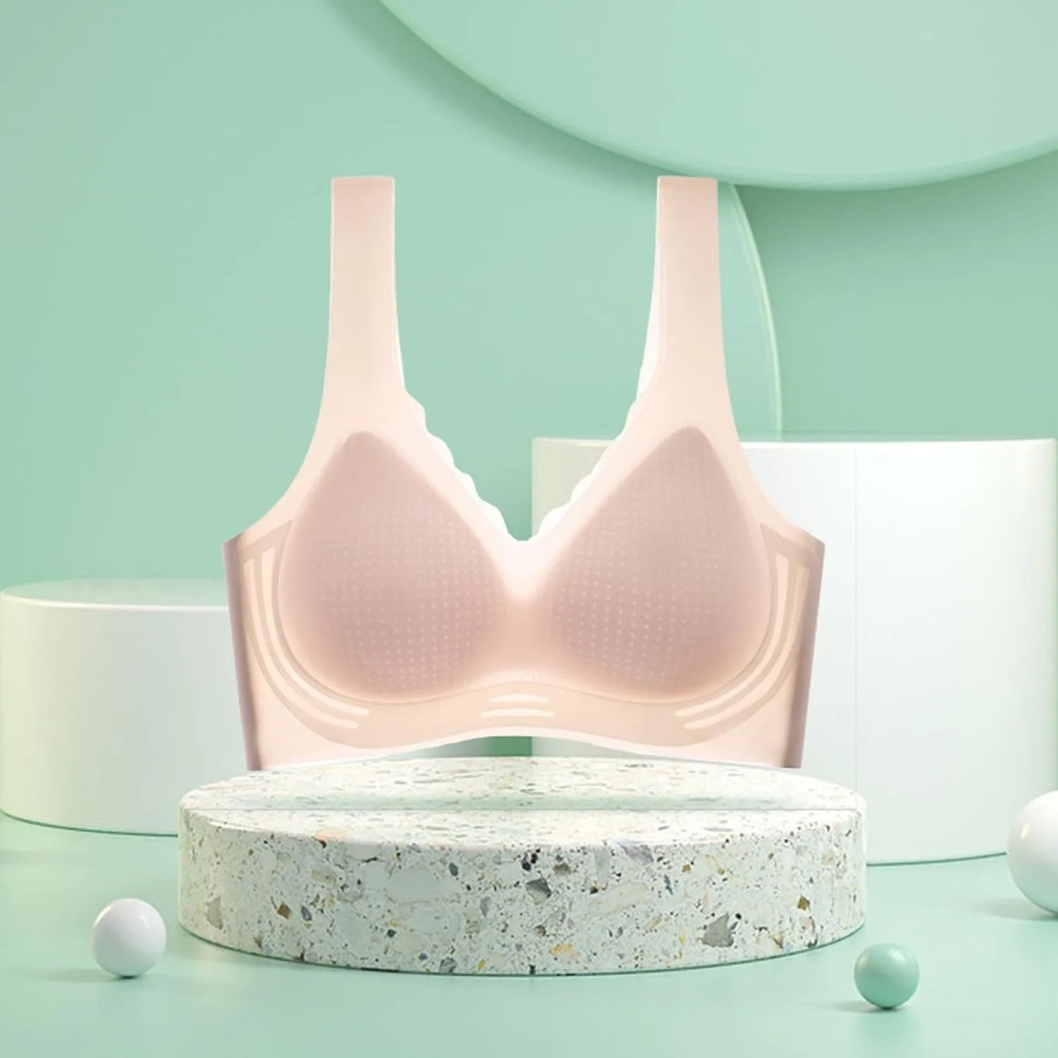Bras for Women No Underwire, Push Up Seamless Bra Wireless Bras for Women Soft and Lightly, Full Coverage Bras for Everyday