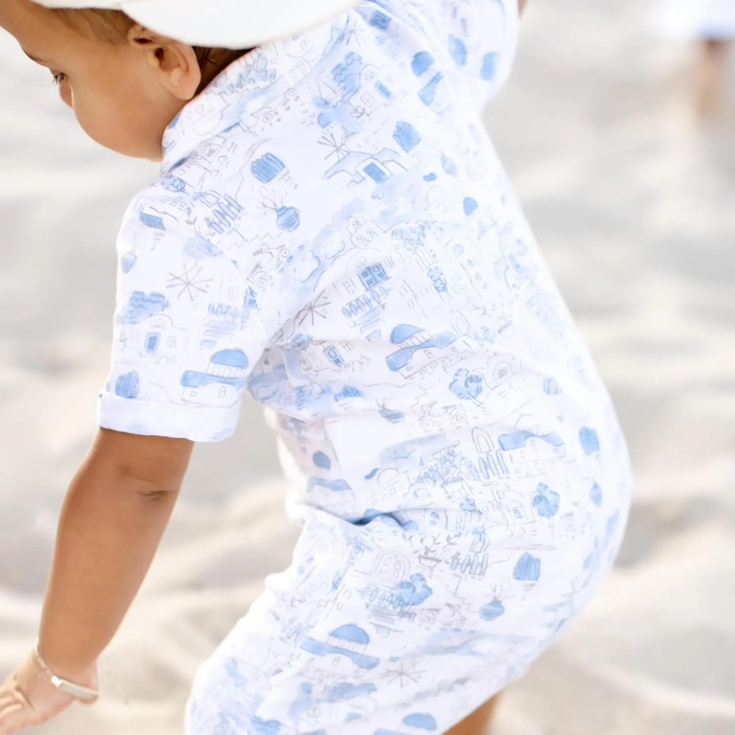 Burt's Bees Baby Baby Boys Romper, 100% Organic Cotton, One-piece Outfit Boy Clothes for Sizes Newborn to 24 Months
