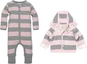 Burt's Bees Baby Baby Girls Romper - 100% Organic Cotton, One-Piece Shortall Girl Outfit for Sizes Newborn to 24 Months