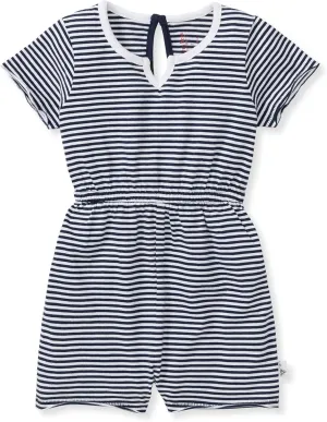 Burt's Bees Baby Baby Girls Romper - 100% Organic Cotton, One-Piece Shortall Girl Outfit for Sizes Newborn to 24 Months
