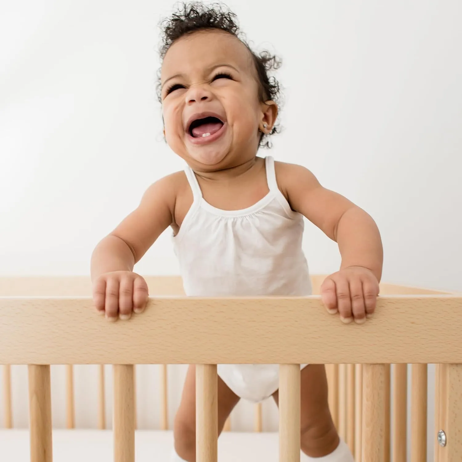 Burt's Bees Baby Unisex Baby 3-Pack Camisole Bodysuits, 100% Organic Cotton