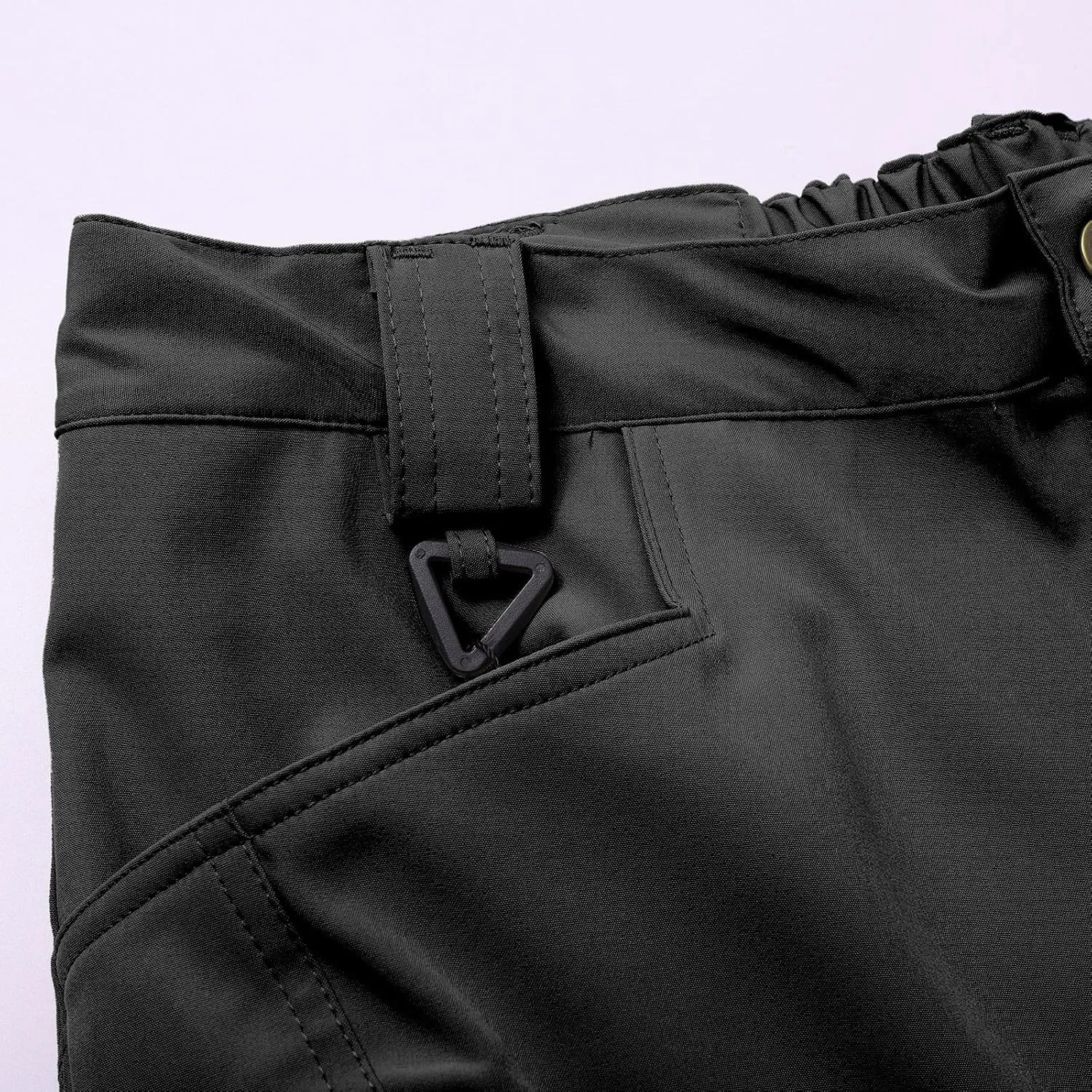 CRNTCEM Mens Waterproof Cargo Pants Ripstop Outdoor Work Hiking Pants Relaxed Fit Straight Leg Military Army Combat Pants