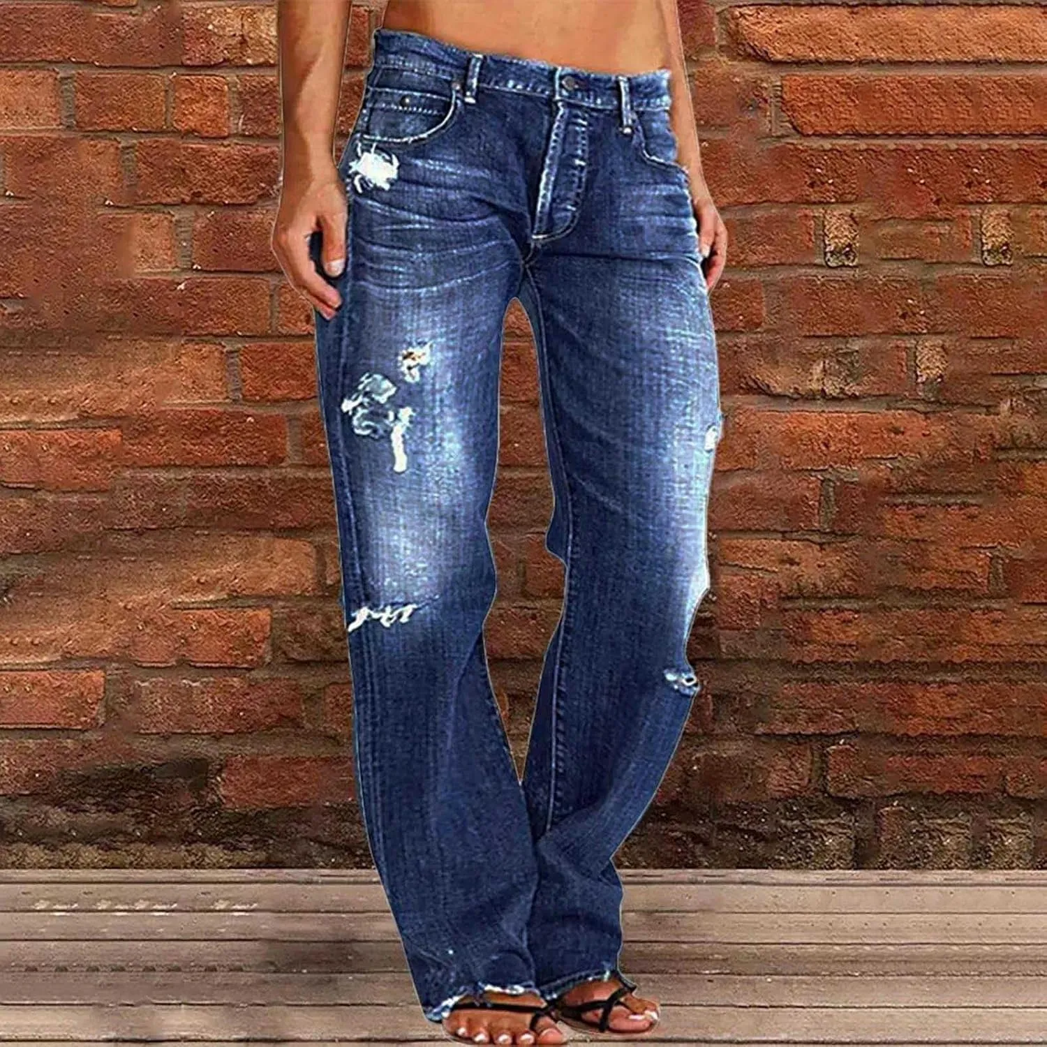 Denim Sweatpants Jeans for Women Trendy Low Rise Baggy Jeans Y2k Boyfriend Barrel Jeans Casual Loose Wide Leg Jeans