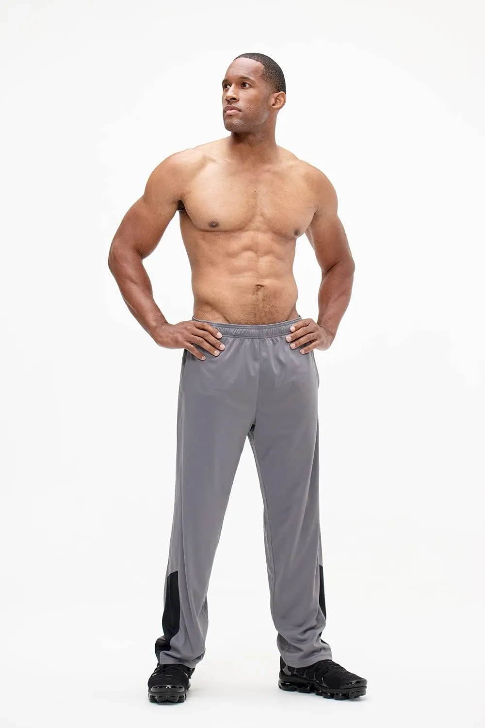 DEVOPS 1 or 2 Pack Men's Active Performance Workout Athletic Training Sweatpants Gymwear