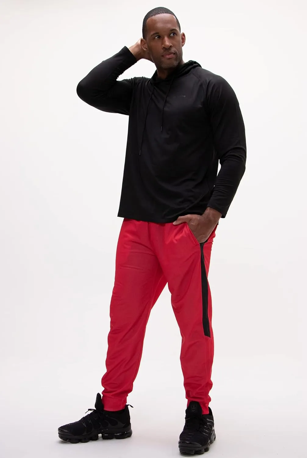 DEVOPS 1 or 2 Pack Men's Active Performance Workout Athletic Training Sweatpants Gymwear