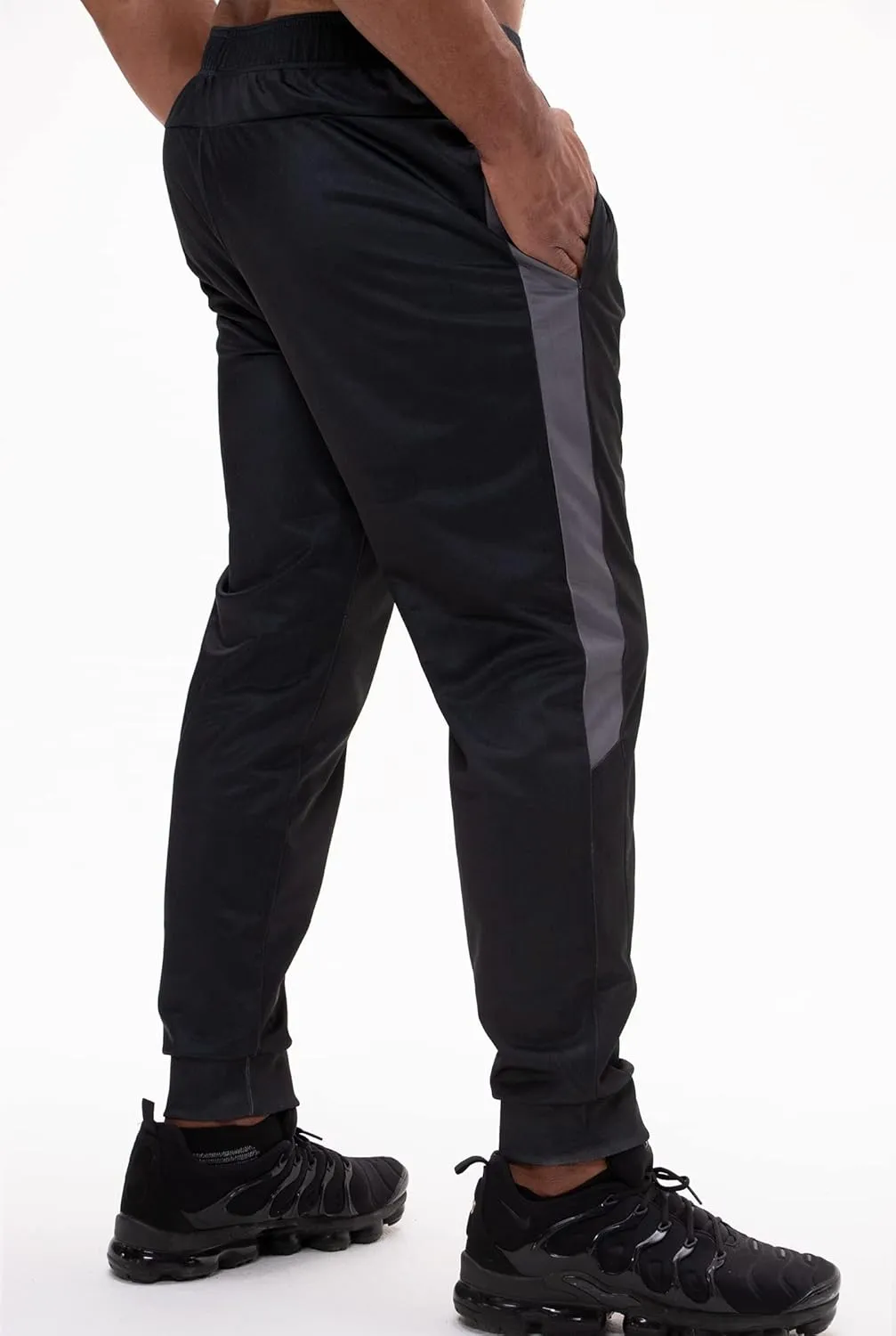 DEVOPS 1 or 2 Pack Men's Active Performance Workout Athletic Training Sweatpants Gymwear