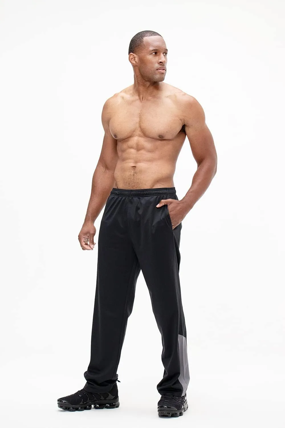 DEVOPS 1 or 2 Pack Men's Active Performance Workout Athletic Training Sweatpants Gymwear