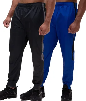 DEVOPS 1 or 2 Pack Men's Active Performance Workout Athletic Training Sweatpants Gymwear