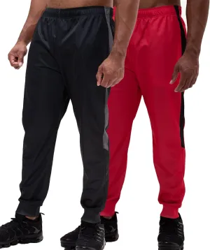 DEVOPS 1 or 2 Pack Men's Active Performance Workout Athletic Training Sweatpants Gymwear