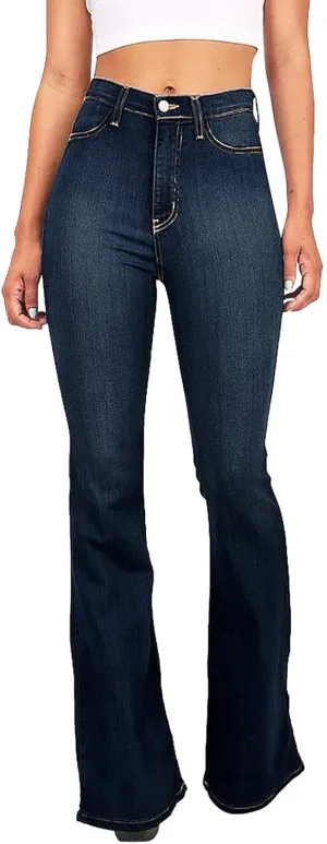Flare Jeans for Women Women's Bootcut Bell Bottom Jeans High Waisted Stretch Slimming Bell Bottoms Jeans
