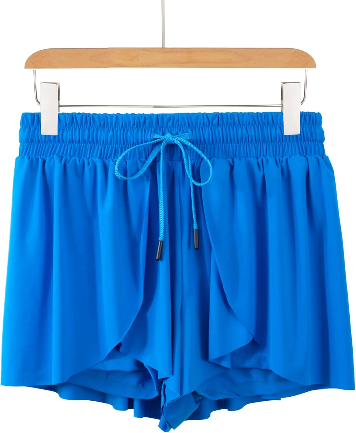Flowy Running Shorts for Women Workout Athletic Gym Yoga Butterfly Skirt with Pockets Spandex Cute Clothes Summer
