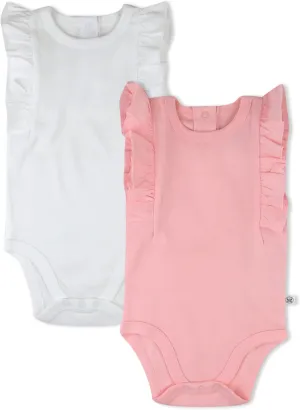 HonestBaby Sleeveless and Cami Bodysuits One-piece 100% Organic Cotton