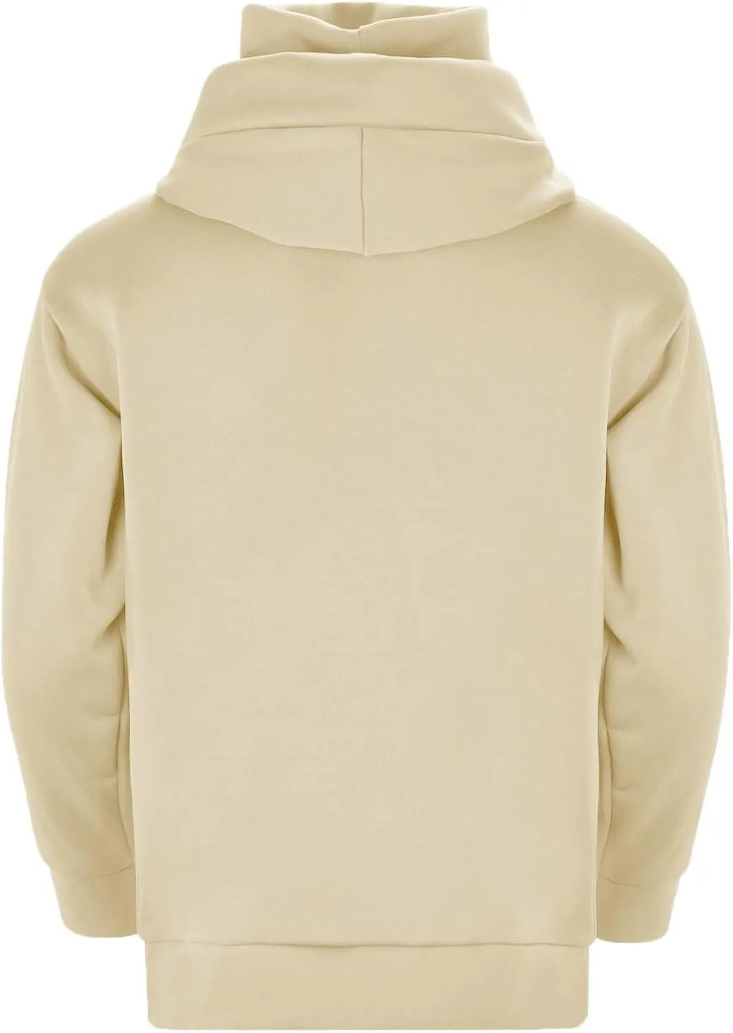 Hoodies for Men Turtleneck Cowl Hoodie Casual Pullover Fall Winter Loose Fit Tops with Embroidery