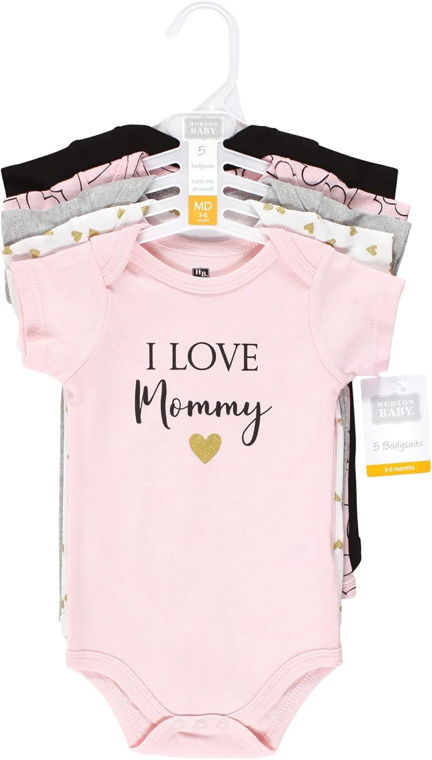 Hudson Baby Baby Boy's Cotton Bodysuits