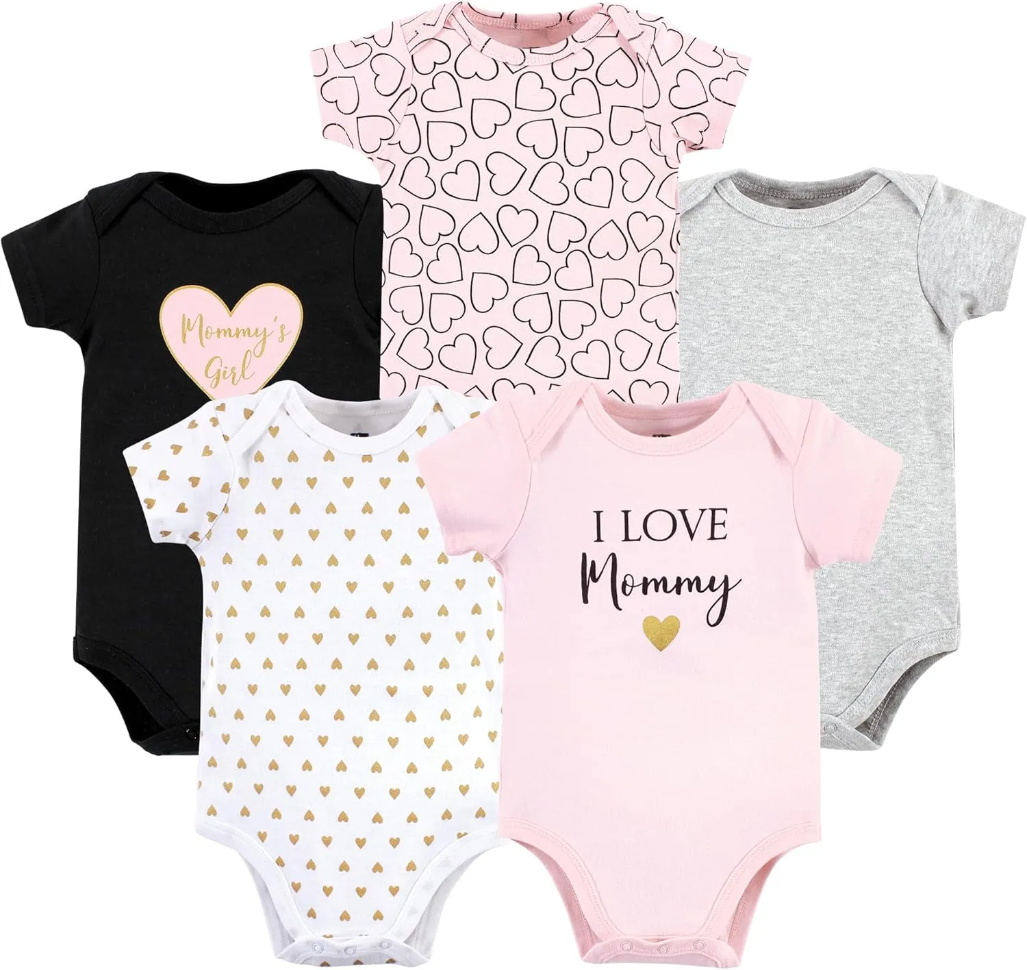 Hudson Baby Baby Boy's Cotton Bodysuits