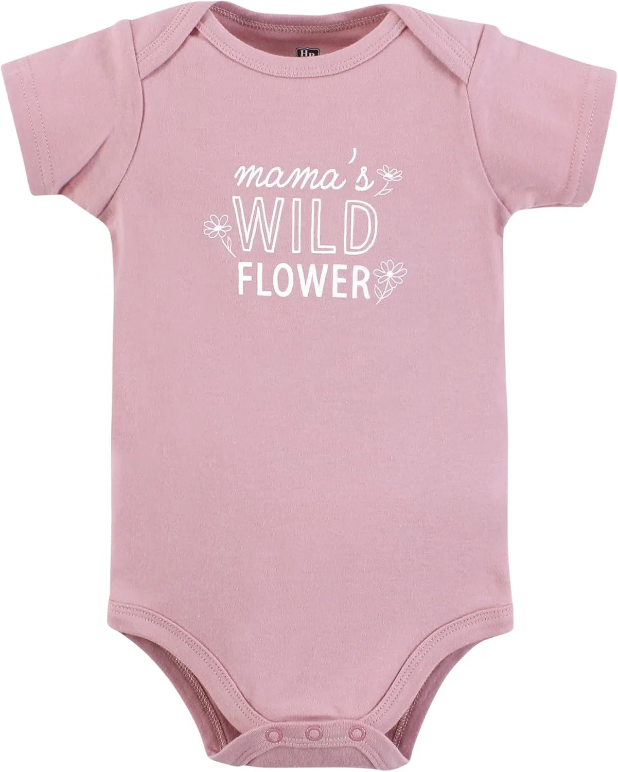 Hudson Baby baby-girls Cotton Bodysuits 5-pack
