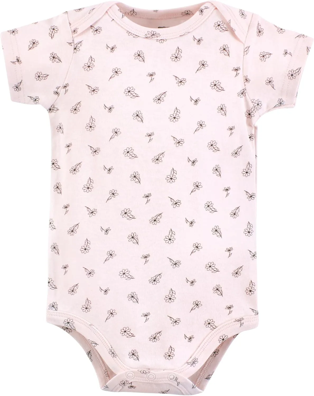 Hudson Baby baby-girls Cotton Bodysuits 5-pack