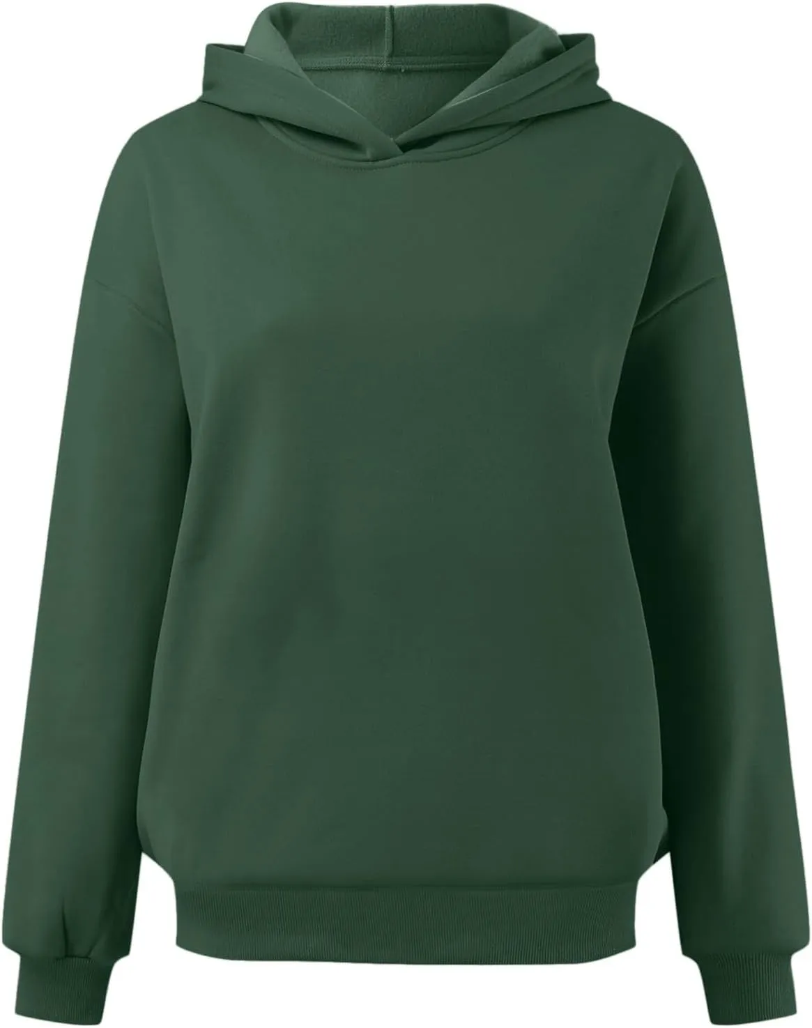 iLH Womens Oversized Hoodies Solid Color Pullover Hooded Sweatshirts For Women Fall Winter Leisure Streetwear Hoodies