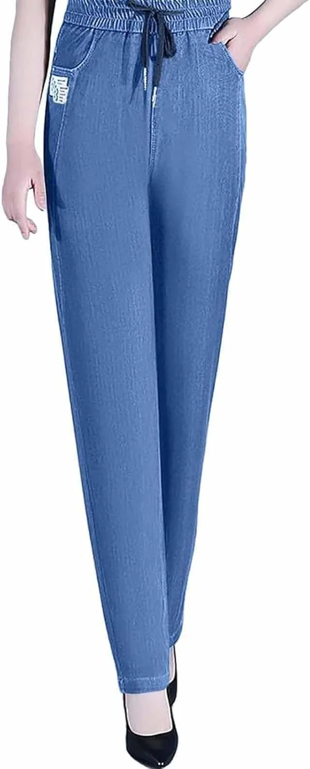 Janemore Jeans,Comfy Jeans for Women,Aromia Jeans,ComfiJeans - High Waist Ultra-Stretch Mom Jeans