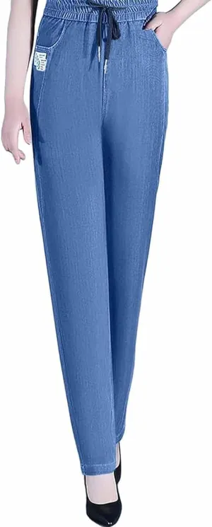 Janemore Jeans,Comfy Jeans for Women,Aromia Jeans,ComfiJeans - High Waist Ultra-Stretch Mom Jeans