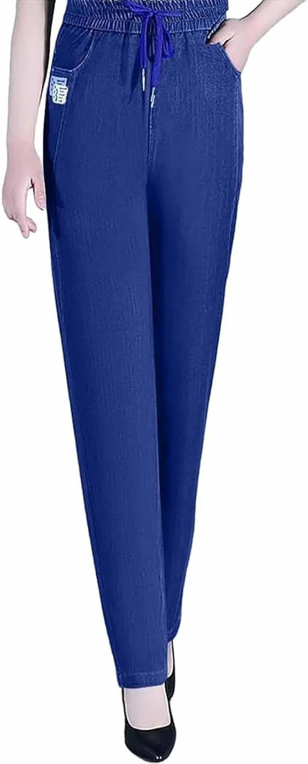 Janemore Jeans,Comfy Jeans for Women,Aromia Jeans,ComfiJeans - High Waist Ultra-Stretch Mom Jeans