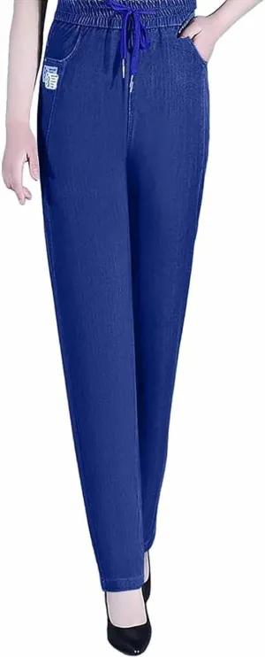 Janemore Jeans,Comfy Jeans for Women,Aromia Jeans,ComfiJeans - High Waist Ultra-Stretch Mom Jeans