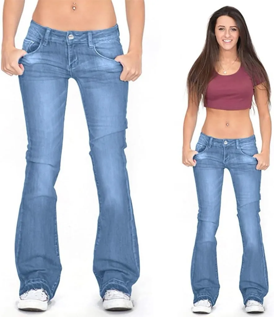 Jeans Women Lace Poket Waisted Pants Trousers Up Womens Casual Women's Jeans Jeans for Women Jeans Women Junior