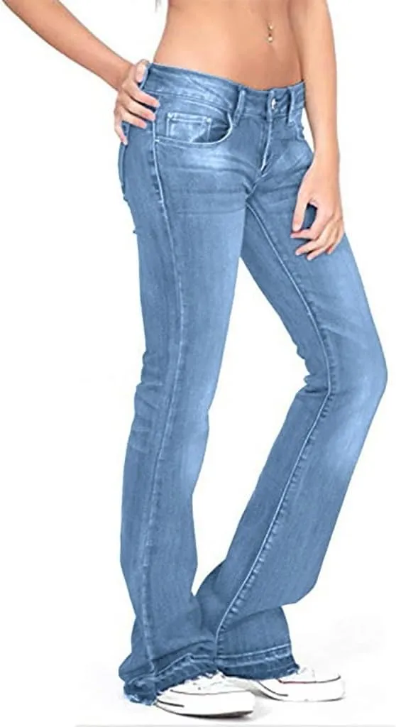 Jeans Women Lace Poket Waisted Pants Trousers Up Womens Casual Women's Jeans Jeans for Women Jeans Women Junior