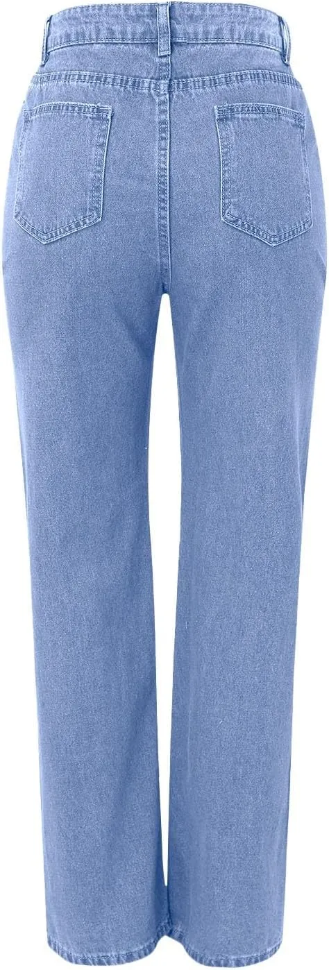 Jeans Women Sweatpants That Look Like Jeans 2025 Boyfriend Jeans Sweatpant Jeans High Waisted with Pockets Denim Pants